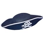 Silver Childs Felt Pirate Hat