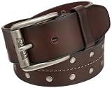 Levi's Mens 40mm Leather Belt With Nail Heads Detail