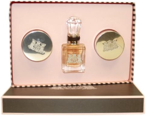 Juicy Couture By Juicy Couture for Women. Gift Set ( Eau De Parfum Spray 3.4 Oz + Caviar Bath Soak 3.5 Oz + Royal Body Cream 3.4 Oz )