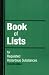 Book of Lists for Regulated Hazardous Substances