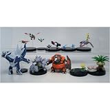 Pokemon Diamond & Pearl 1/40 Scale Real Pokemon Figure Series 6 Complet Set