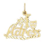 CleverEve's 14K Gold Actress Charm 1 - Gram(s)