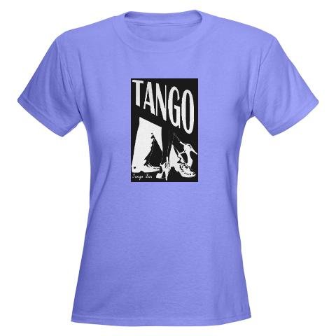Best Price Tango couple Music Women's Dark T-Shirt by CafePress