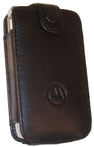 Motorola Leather Vertical Pouch for RAZR V3 - Black