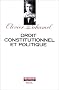 Droit constitutionnel et politique