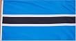 Botswana National Country Flag - 3 foot by 5 foot Polyester (New)