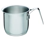 A Di Alessi,AJM302 "POTS & PANS", Milk boiler in 18/10 stainless steel mirror polished,2 qt ? oz