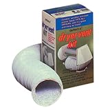 Deflect-0 RK5W Vent Kit with Wide Mouth Hood and Removable Bird and Rodent Guard