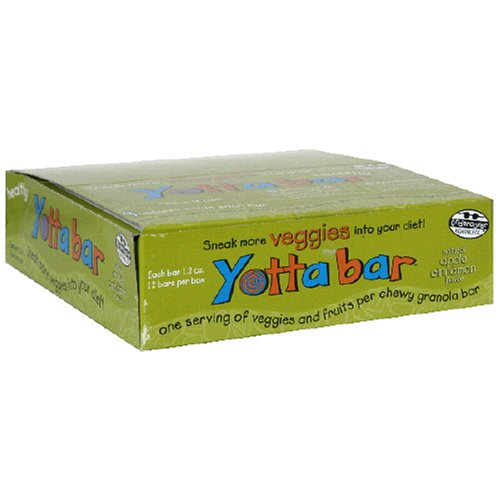 Yotta Bar Chewy Granola Bar with 9 Hidden Veggies, Natural Apple Cinnamon, 1.2 Ounce Bar... by Yotta Bar