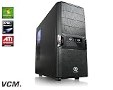 VCM Genoo Desktop-PC (AMD Phenom II X4 945 3GHz, 4GB RAM, 1TB HDD, ATI HD5770, DVD, Win 7 HP)
