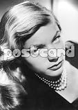 Lauren Bacall~ Lauren Bacall Postcard~ Rare Postcard!!~ Approx 4