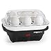 National Presto 04632 Electric Egg Cooker, 6, Black and White