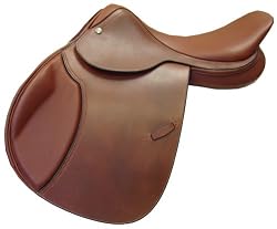 Saint Lourdes Bull Smooth Oak Leather Close Contact Saddle