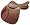 Saint Lourdes Bull Smooth Oak Leather Close Contact Saddle - 18 inch Standard Tree