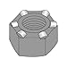 5/16-18 Hex Weld Nuts / 6 Projections/Self-Locating Pilot/Steel/Plain (Carton: 1,000 pcs)