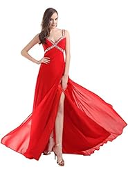 Flowy Ruched Sequined Beaded Chiffon/Satin General Print Evening Dress/Prom Dress 