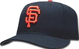 New Era San Francisco Giants Pinch Hitter Wool Replica Adjustable Cap (Black)