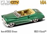 Dub City Oldskool 1:64 Scale 1953 Green Buick Die Cast Car Jada