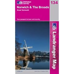 Norwich and the Broads, Great Yarmouth (Landranger Maps)