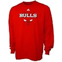 adidas Chicago Bulls Red Youth True Long Sleeve T-shirt