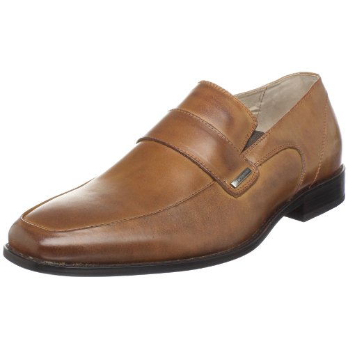 Stacy Adams Mens Jamison Moc-Toe Loafer,Cognac,7 M US