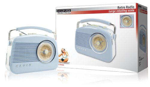 K&ouml;nig HAV-TR700BU Retro Radio blau Preisvergleich