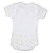 Carlino Lace Ruffle Bum Onesie - Short Sleeves, with Envelope Neck, Extra Soft (12-18 Months)