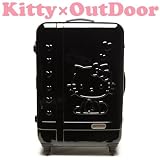 【HELLO KITTY×OUTDOOR】 26 PCキャリー 【キャリーバッグ / スーツケース】 かわいい☆ブラック　ハローキティ ×アウトドア コラ...
