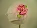 Pink Rose and Fluffy Hat - Baby Girl