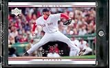 2007 Upper Deck Baseball Card #573 Josh Beckett Red Sox - Mint Condition - In Protective Display Case !