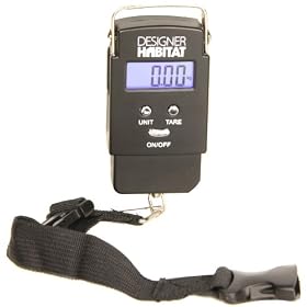 Designer Habitat - Digital Luggage Scales Holiday Travel Baggage Suitcase Weighing Scales 40KG