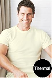 Short Sleeve Ribbed Thermal Vest with Wool