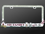 License Plate Frame Metal Bling Loving Family w/ Dazzling Green Crystals 410Gq%2Ba37HL. SL160 License Plate Frame Metal Bling Loving Family w/ Dazzling Green Crystals