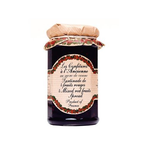 6 Confitures a l'Ancienne Andresy All natural French 4 red fruit mix (strawberry,... by Raspberry Preserves
