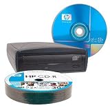 52x24x52 USB 2.0 Ext CDRW Drive & 30-Piece CD-R Media Kit