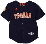 MLB Boys' Detroit Tigers Screen Print Baseball Jersey, Dark Navy, Medium