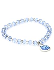 The Vatican Library Collection Kingdom Aquamarine Mother Mary Bracelet