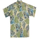 Tori Richard Big & Tall Beyond Horizon Hawaiian Shirt - BLUE