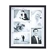 Wedding Day Collage Frame - Black (4x6")