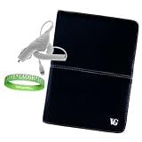 Amazon Kindle Accessories Kit for Amazon Kindle 2nd Generation Reading Device With A ** VG BLACK ** Kindle 2 Melrose Leather Cover + White Rapid Amazon Kindle 2 Car Charger + Vangoddy tm, Live * Laugh * Love Wrist Band!!!