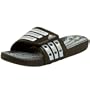 adidas Women's Calissage Sandal,Black/Glacier/Silver,9 M