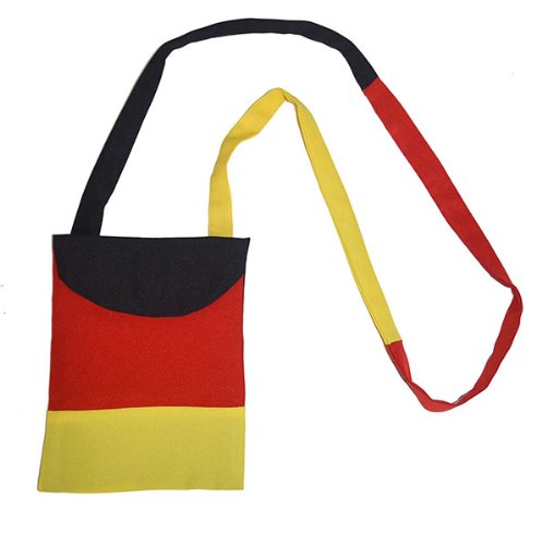 Pierro´s Artikel Zubehör Tasche Germany Accessoires Damentasche Umhängetasche Deutschland Fanartikel für Karneval, Fasching, Motto Party / Deutschland Germany Fußball WM EM