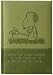Peanuts Snoopy "World Famous Author" Green Journal Diary, Fully Embossed