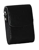 Black Leather Camera case for CANON S95