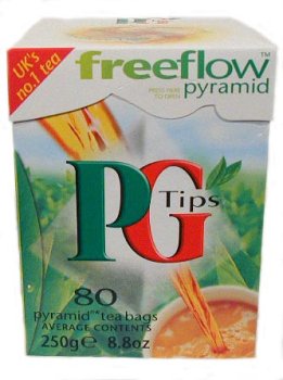PG Tips tea bags - Box 80 bags by Unilever Bestfoods
