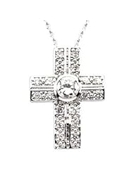 The Covenant of Prayer Cross with Stones Pendant & Chain