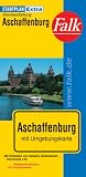 Falk Stadtplan Extra Standardfaltung Aschaffenburg