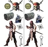 Pirates of the Caribbean - 14 Wall Stickers / Decals / Stickups