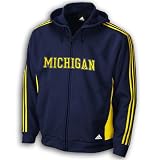 Michigan Wolverines 'Team Spirit' Adidas Hooded Zip Sweatshirt
