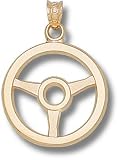 Steering Wheel 3/4 Charm/Pendant -14K/10K, Stainless Steel or Gold Plated
